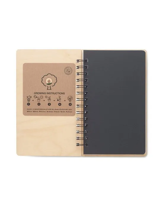 Carnet A5 Écologique Personnalisé - GROWBOOK™ SAVAGE Matières : coton Taille textile : XXL Couleurs : vert bouteille cadeau entr