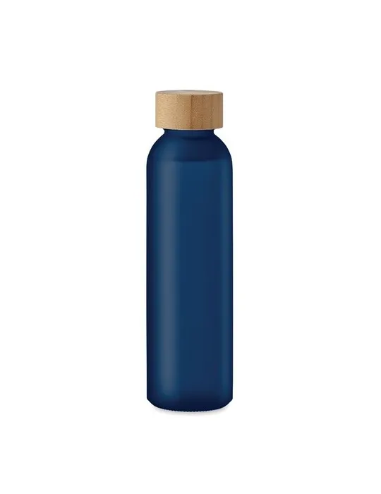 Bouteille en verre dépoli personnalisée 500ml ABE Matières : polypropylène (PP) Couleurs : noir goodies entreprise design