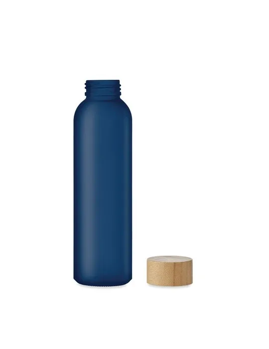 Bouteille en verre dépoli personnalisée 500ml ABE Matières : polypropylène (PP) Couleurs : noir cadeau client original