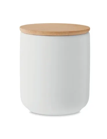 Bougie Végétale Personnalisée 200g - Fraîcheur de Lin Couleurs : blanc Matières : acier inoxydable recyclé 2