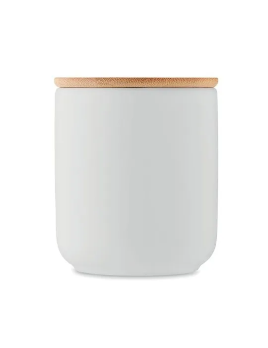 Bougie Végétale Personnalisée 200g - Fraîcheur de Lin Couleurs : blanc Matières : acier inoxydable recyclé cadeau entreprise pas