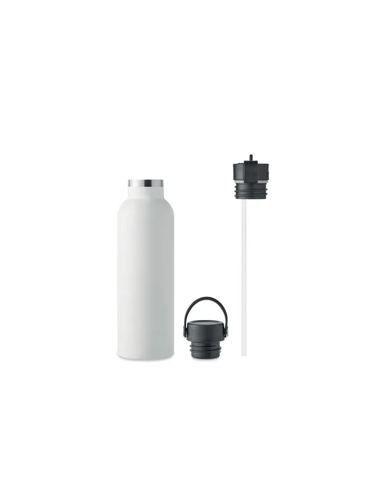 Bouteille Isotherme Écologique Personnalisée 700 ml BOALI Couleurs : noir Matières : acier inoxydable recyclé marquage laser ult