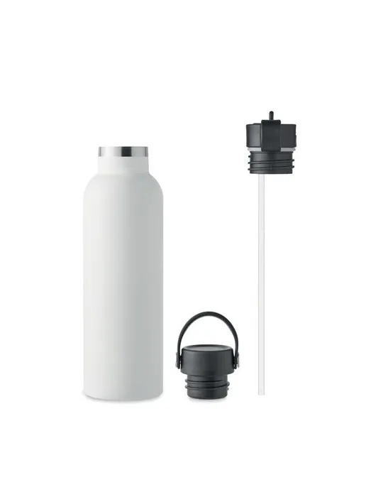 Bouteille Isotherme Écologique Personnalisée 700 ml BOALI Couleurs : noir Matières : acier inoxydable recyclé marquage laser ult