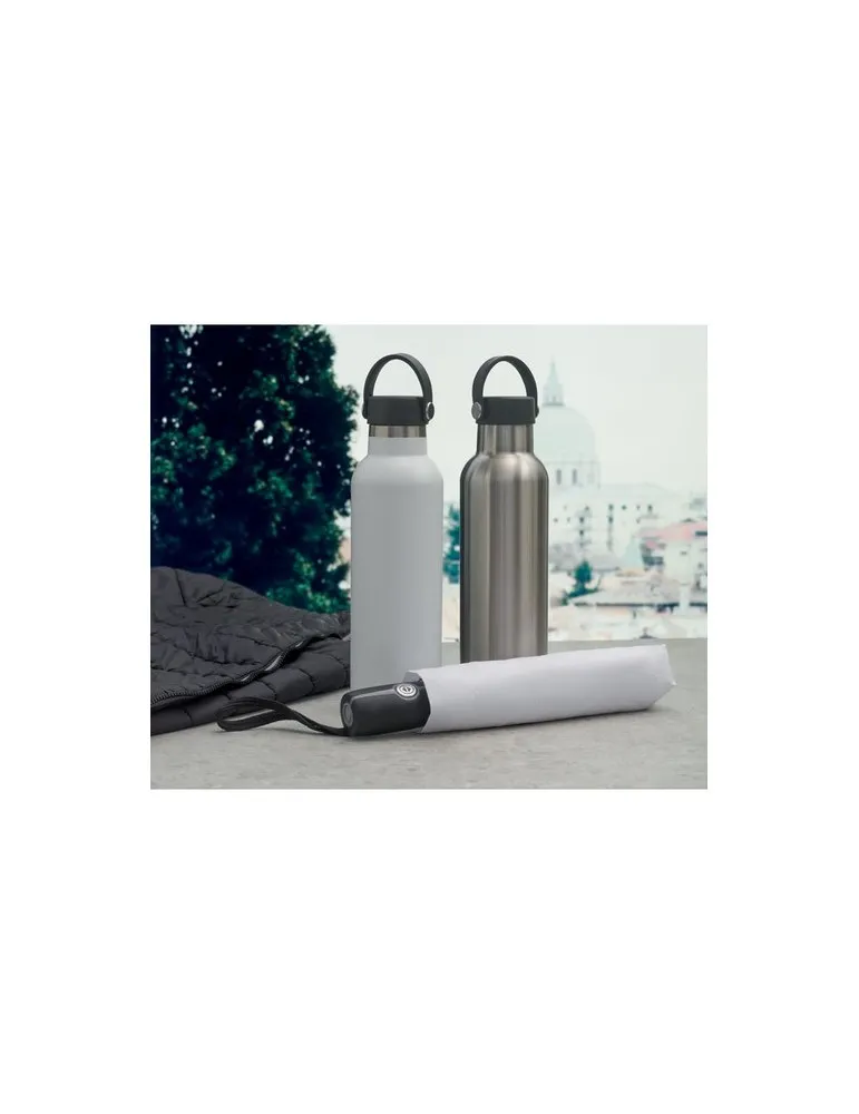 Bouteille Isotherme Écologique Personnalisée 700 ml BOALI Couleurs : noir Matières : acier inoxydable recyclé cadeau collaborate