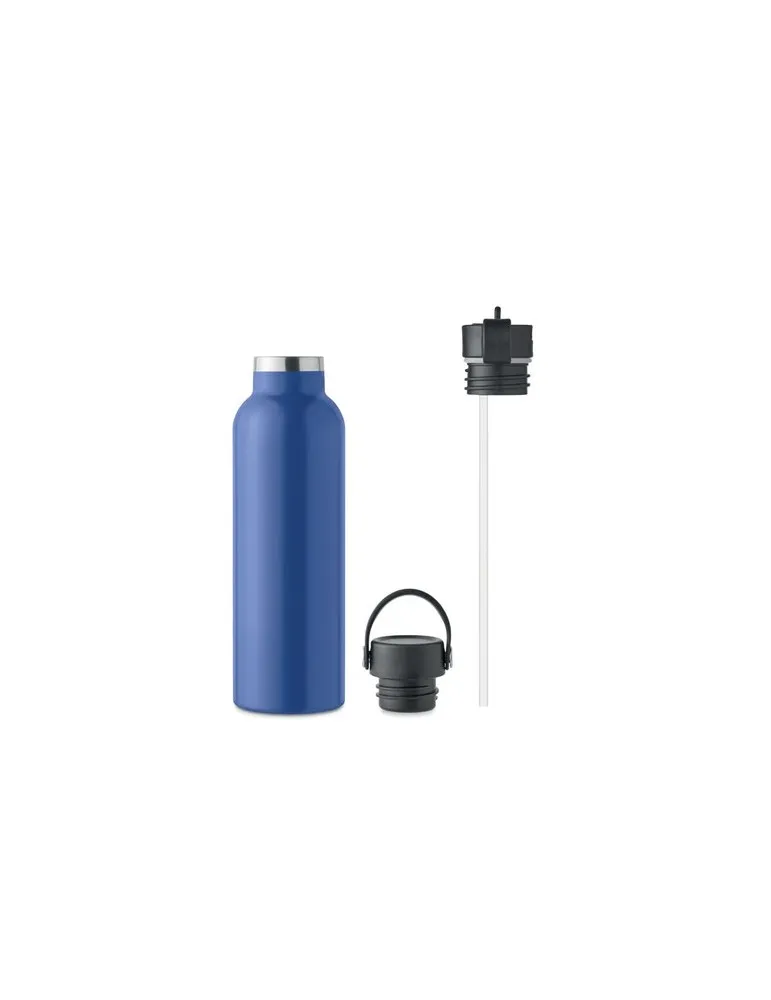 Bouteille Isotherme Écologique Personnalisée 700 ml BOALI Matières : acier inoxydable Couleurs : argenté mat impression haute dé