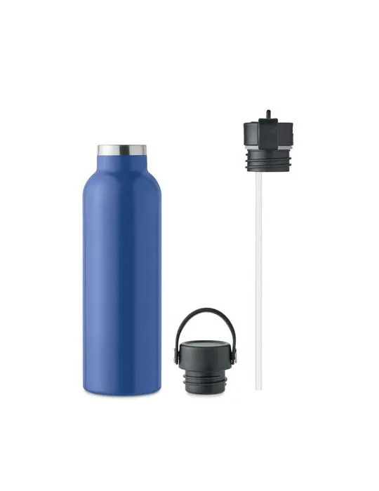 Bouteille Isotherme Écologique Personnalisée 700 ml BOALI Matières : acier inoxydable Couleurs : argenté mat impression haute dé