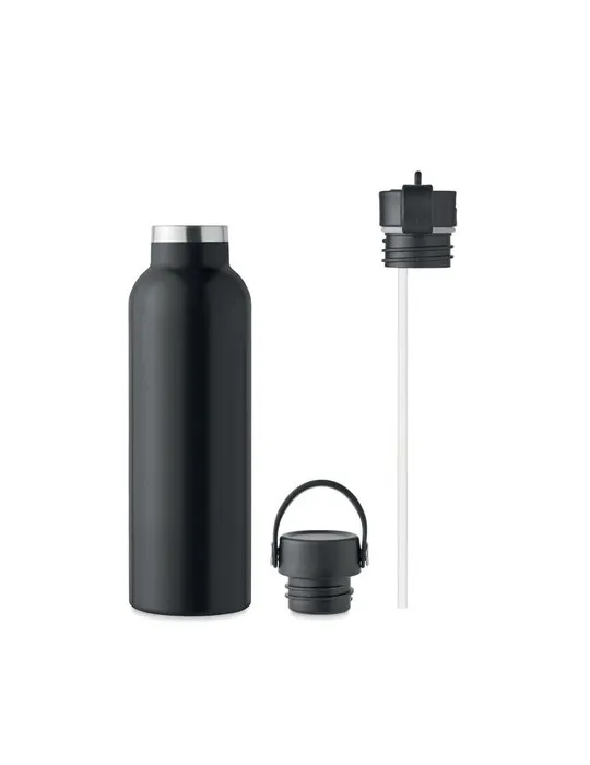 Bouteille Isotherme Écologique Personnalisée 700 ml BOALI Couleurs : argenté mat Matières : acier inoxydable recyclé livraison e