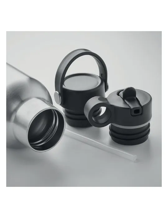 Bouteille Isotherme Écologique Personnalisée 700 ml BOALI Couleurs : bleu marine Matières : acier inoxydable recyclé cadeau clie