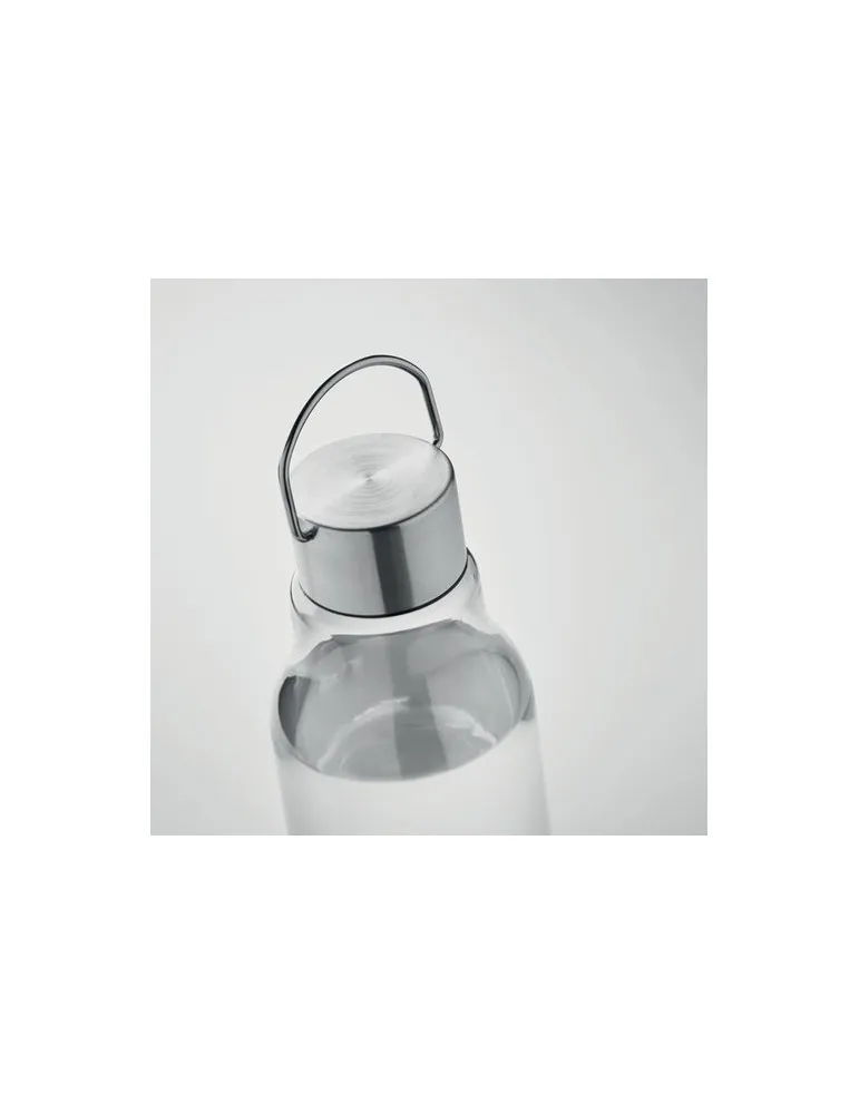 Bouteille écologique Tritan Renew™ 800ml SOUND Couleurs : noir Matières : acier inoxydable recyclé personnalisation rapide en Fr