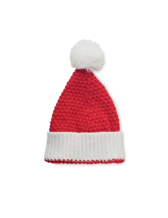 Bonnet de Noël Tricoté Personnalisé - AURIGA Matières : polypropylène (PP) Couleurs : blanc Contenance : 120 ml personnalisable 