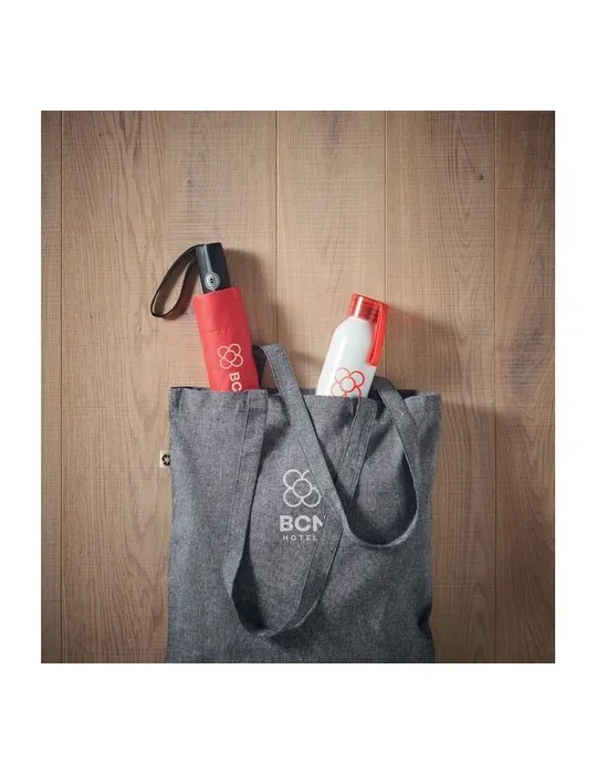 Parapluie Tempête Personnalisé 27 pouces - ROCHESTER, Cadeau Idéal Pas Cher Couleurs : bleu marine Matières : polyester recyclé 