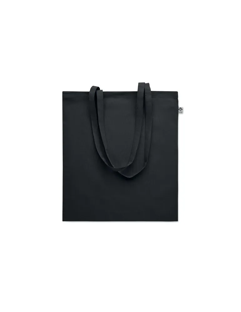 Sac Shopping Écologique en Coton Organique Personnalisé ONEL Couleurs : blanc marquage laser ultra précis