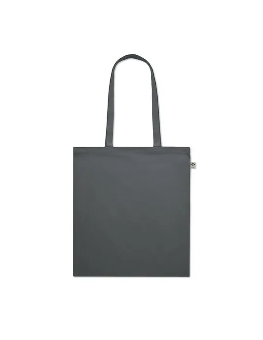 Sac Shopping Écologique en Coton Organique Personnalisé ONEL Couleurs : bleu marquage couleur éclatante