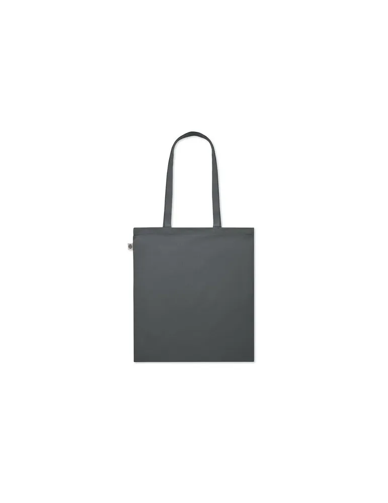 Sac Shopping Écologique en Coton Organique Personnalisé ONEL Couleurs : bleu objet promotionnel éco-responsable