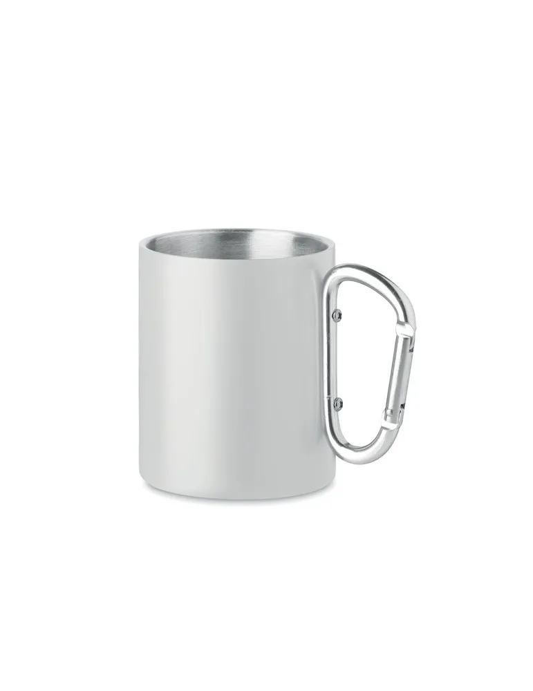 Tasse en métal double paroi personnalisée écologique - TRUMBA Matières : acrylique Couleurs : noir