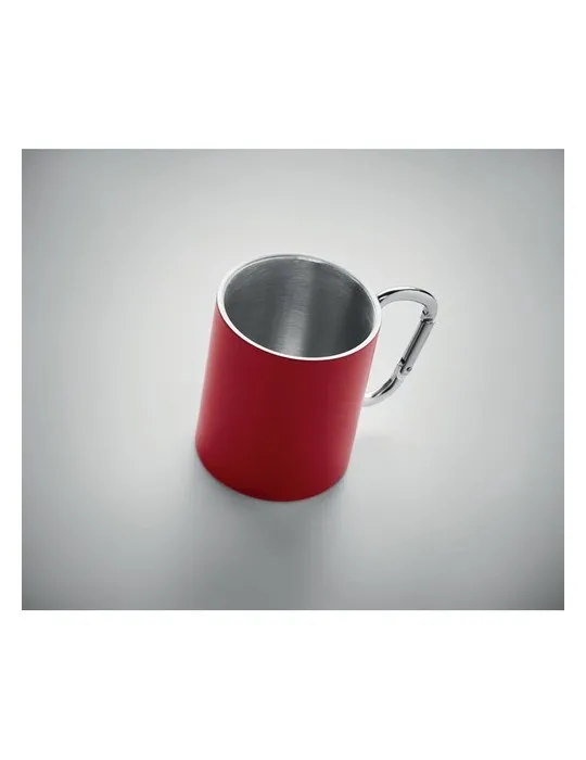 Tasse en métal double paroi personnalisée écologique - TRUMBA Matières : acrylique Couleurs : gris livraison express 24h 48h