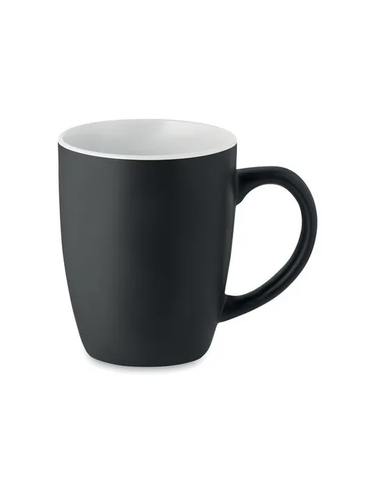 Tasse en céramique bicolore 290 personnalisée et écologique - LIM Matières : PVC Couleurs : noir marquage laser ultra précis
