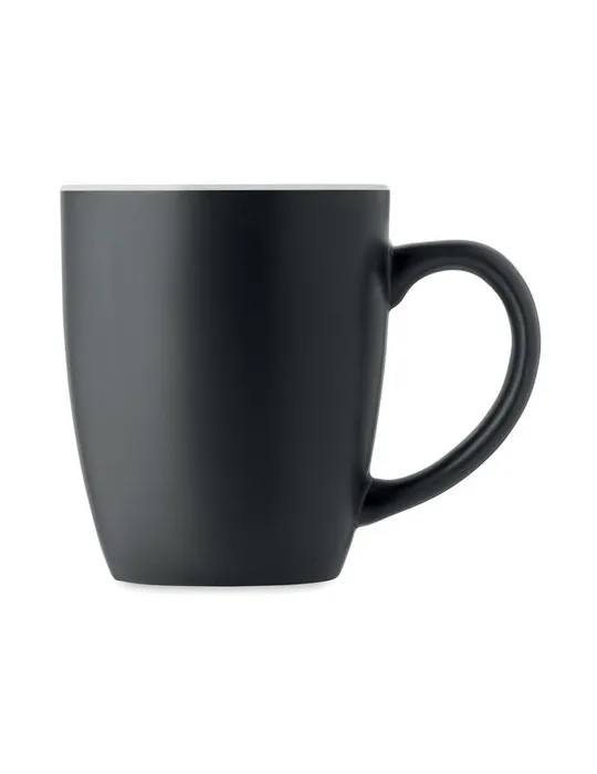 Tasse en céramique bicolore 290 personnalisée et écologique - LIM Matières : PVC Couleurs : noir cadeau collaborateur premium