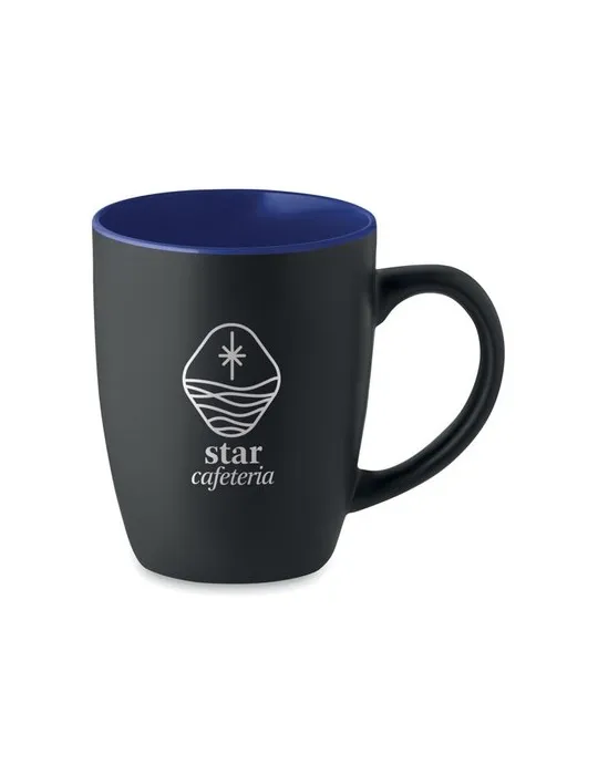 Tasse en céramique bicolore 290 personnalisée et écologique - LIM Matières : PVC Couleurs : rouge cadeau client original