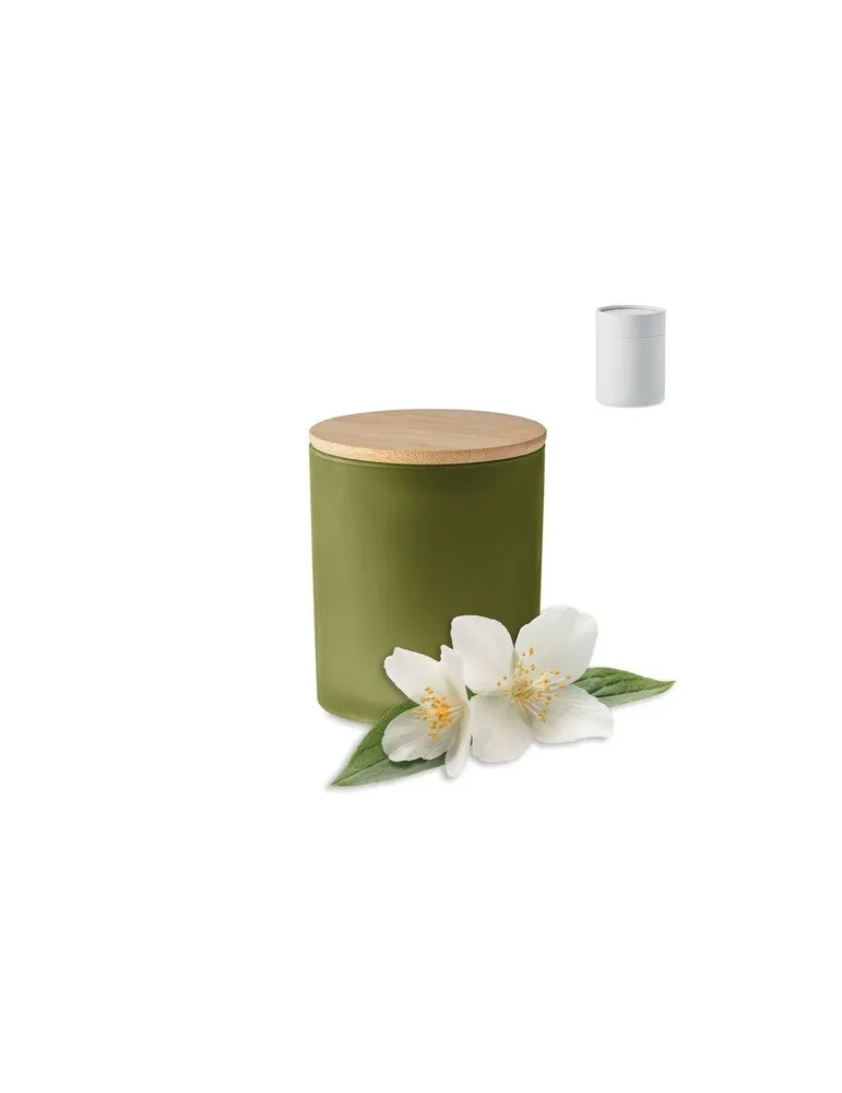 Bougie Végétale Écologique 120g Personnalisée KEOPS SMALL goodies publicitaire événementiel