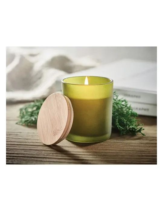 Bougie Végétale Écologique 120g Personnalisée KEOPS SMALL objet promo petit budget