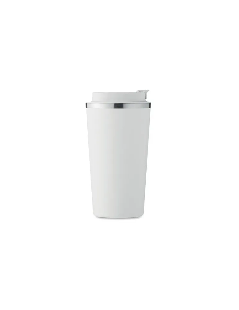 Gobelet Isotherme Double Paroi 510 ml Personnalisé BRACE + Matières : papier Couleurs : blanc objet promotionnel éco-responsable