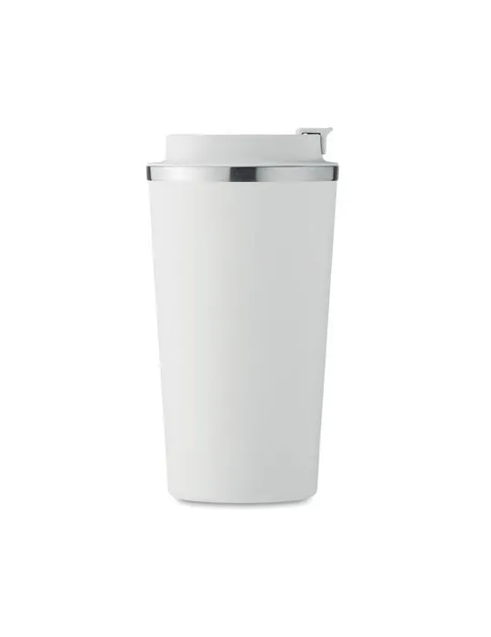 Gobelet Isotherme Double Paroi 510 ml Personnalisé BRACE + Matières : papier Couleurs : blanc objet promotionnel éco-responsable