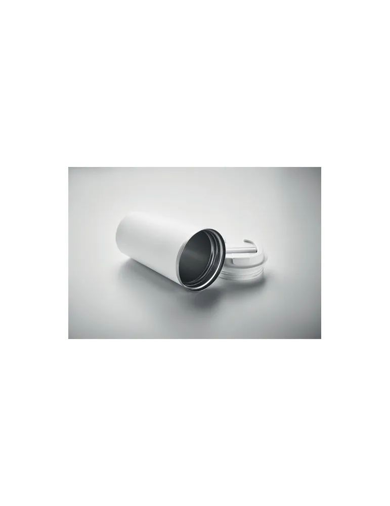 Gobelet Isotherme Double Paroi 510 ml Personnalisé BRACE + Matières : papier Couleurs : blanc goodies publicitaire durable