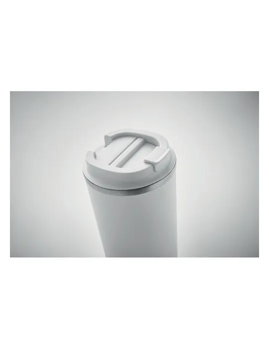 Gobelet Isotherme Double Paroi 510 ml Personnalisé BRACE + Matières : papier Couleurs : blanc goodies publicitaire événementiel