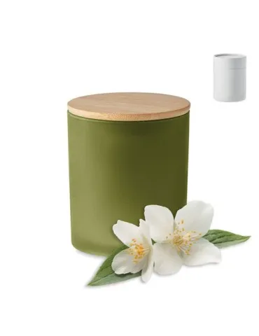 Bougie Végétale Parfumée 200 gr Personnalisée KEOPS MEDIUM Matières : verre Couleurs : transparent