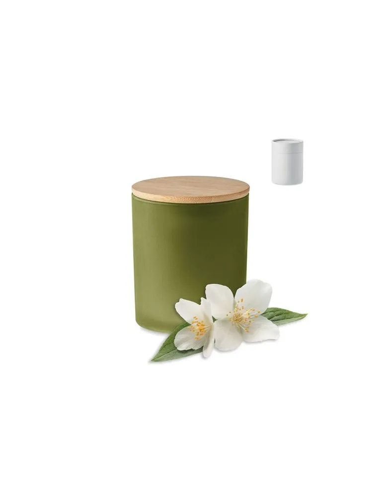 Bougie Végétale Parfumée 200 gr Personnalisée KEOPS MEDIUM Matières : verre Couleurs : transparent