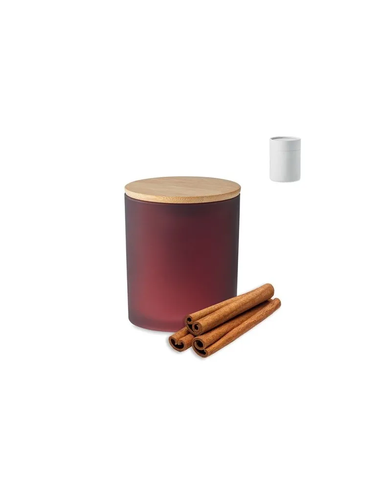 Bougie Végétale Parfumée 200 gr Personnalisée KEOPS MEDIUM Matières : verre Couleurs : transparent cadeau entreprise pas cher