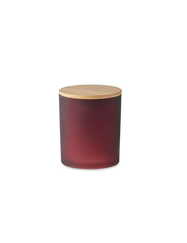 Bougie Végétale Parfumée 200 gr Personnalisée KEOPS MEDIUM Matières : verre Couleurs : transparent goodies entreprise design