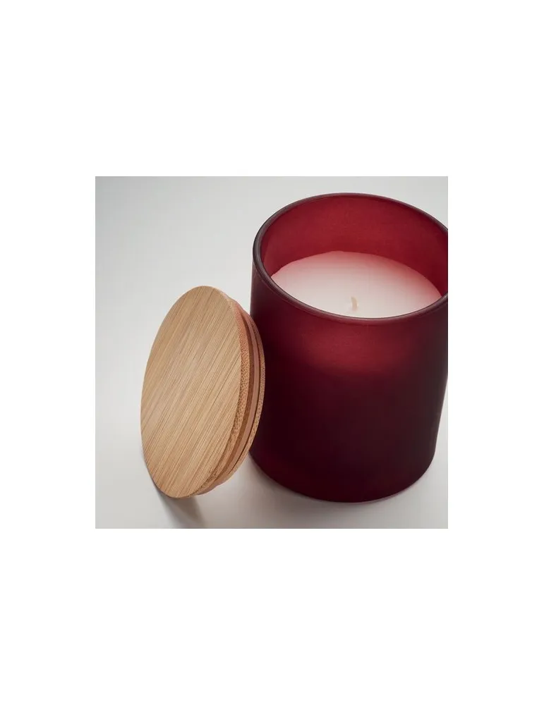 Bougie Végétale Parfumée 200 gr Personnalisée KEOPS MEDIUM Matières : verre Couleurs : transparent personnalisation sur mesure