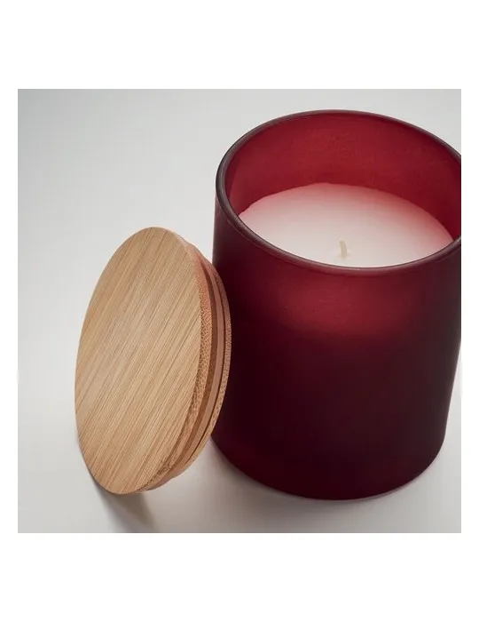 Bougie Végétale Parfumée 200 gr Personnalisée KEOPS MEDIUM Matières : verre Couleurs : transparent personnalisation sur mesure