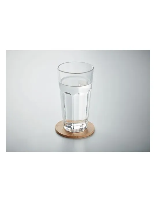Sous-verre rond en bambou BAYIN - Élégance Naturelle