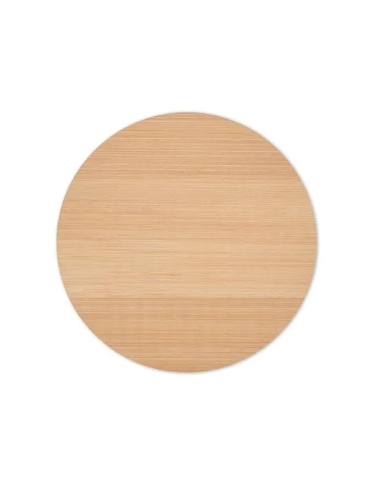 Sous-verre rond en bambou BAYIN - Élégance Naturelle