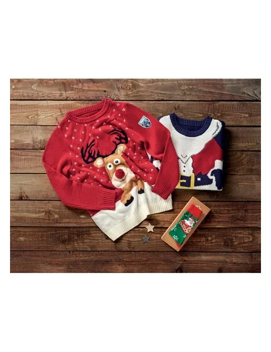 Pull de Noël S/M SHIMAS - Élégance festive