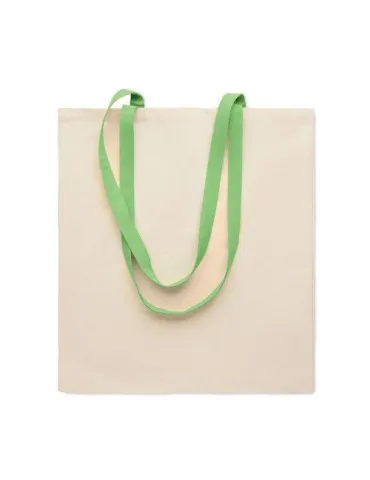 Sac shopping écologique en coton 140 gr/m² personnalisé ZEVRA Matières : coton Taille textile : S Couleurs : bleu denim