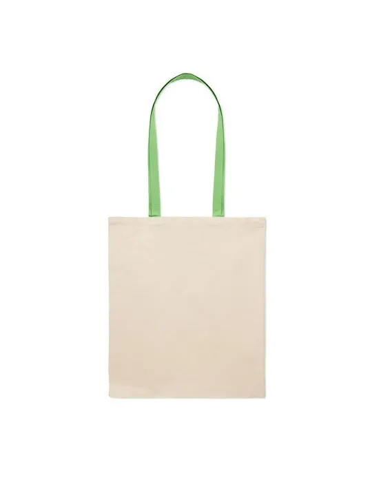 Sac shopping écologique en coton 140 gr/m² personnalisé ZEVRA Matières : coton Taille textile : S Couleurs : bleu denim cadeau c