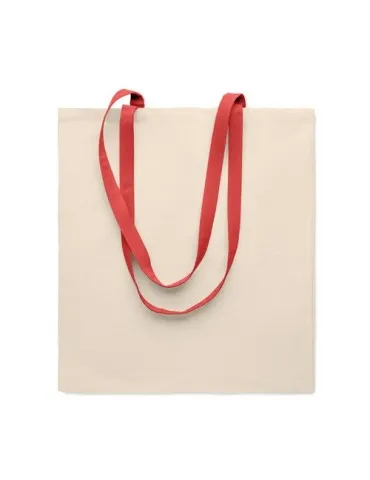 Sac shopping écologique en coton 140 gr/m² personnalisé ZEVRA Matières : coton Taille textile : S Couleurs : bleu denim 2