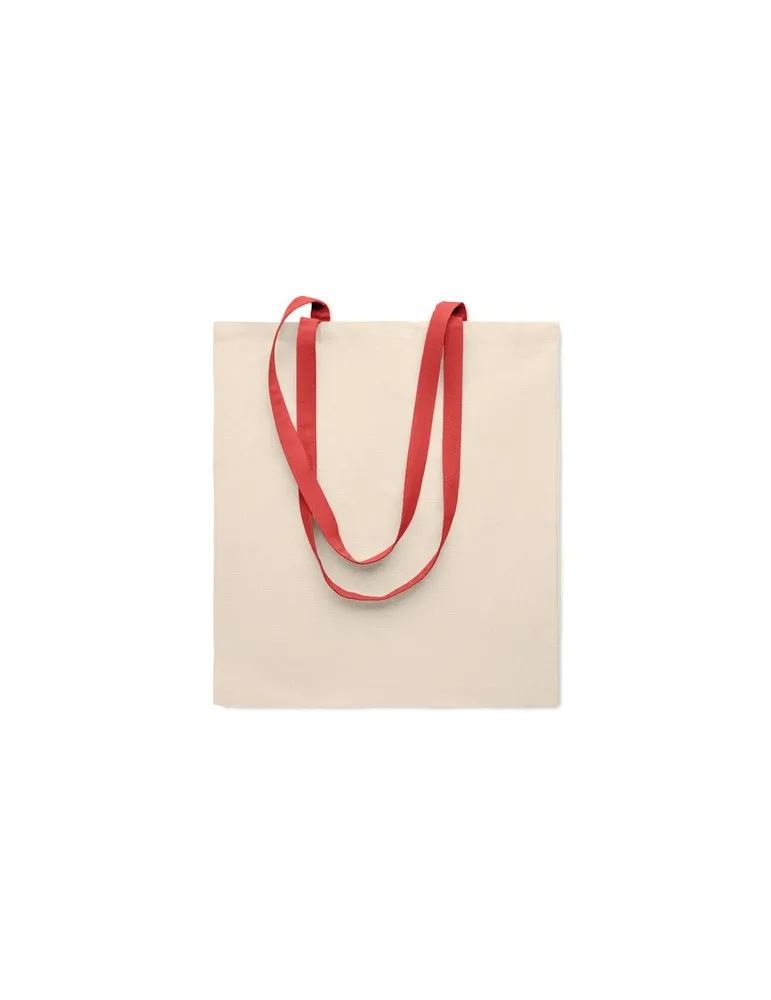 Sac shopping écologique en coton 140 gr/m² personnalisé ZEVRA Matières : coton Taille textile : XS Couleurs : gris souris person