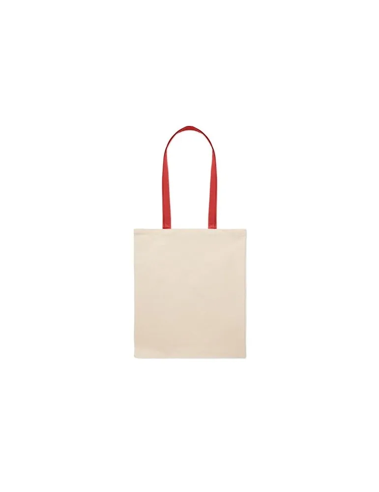 Sac shopping écologique en coton 140 gr/m² personnalisé ZEVRA Matières : coton Taille textile : XS Couleurs : gris souris person