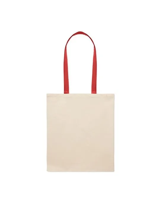 Sac shopping écologique en coton 140 gr/m² personnalisé ZEVRA Matières : coton Taille textile : XS Couleurs : gris souris person