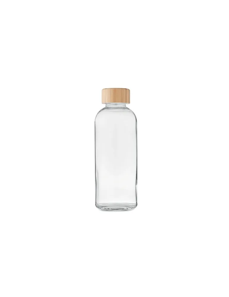 Bouteille en verre Personnalisée 650ml - FRISIAN Matières : coton Taille textile : XS Couleurs : gris pur cadeau entreprise pas 