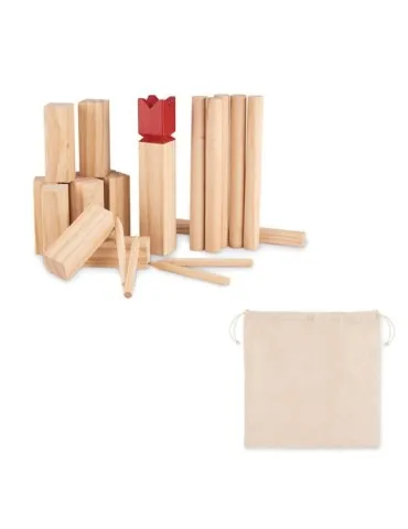 Jeu de lancer en bois de pin personnalisé et convivial - KING Matières : coton Taille textile : XXL Couleurs : bleu aqua