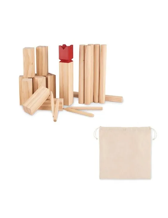 Jeu de lancer en bois de pin personnalisé et convivial - KING Matières : coton Taille textile : XXL Couleurs : bleu aqua