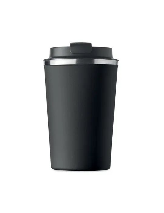 Gobelet isotherme double paroi 350 ml personnalisé - BRACE Matières : coton Taille textile : M Couleurs : noir profond personnal