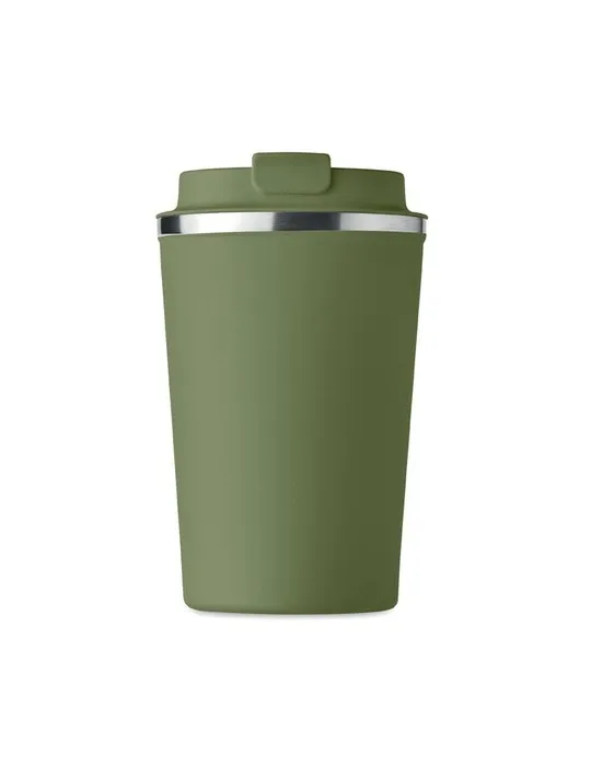 Gobelet isotherme double paroi 350 ml personnalisé - BRACE Matières : coton Taille textile : M Couleurs : kaki cadeau client ori