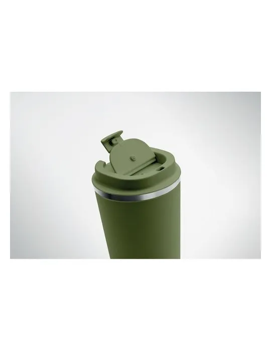 Gobelet isotherme double paroi 350 ml personnalisé - BRACE Matières : coton Taille textile : M Couleurs : kaki cadeau affaires é